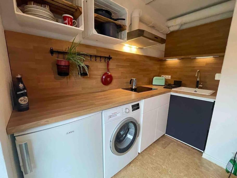Suesse Souterrain-Wohnung Mit Anbindung Nach Muenster อัลเทนแบร์เกอ ภายนอก รูปภาพ